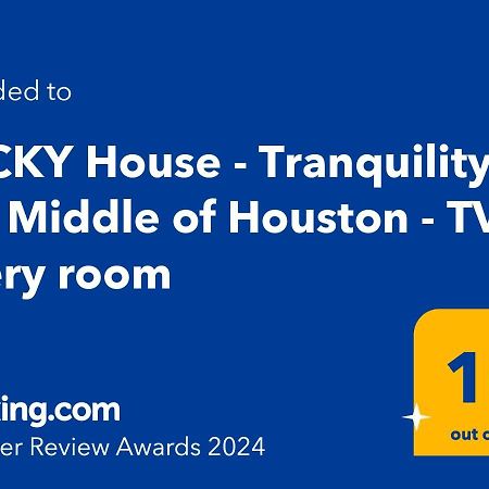 Lucky House - Tranquility In The Middle Of Houston - Tv In Every Room - 300 M2 Luaran gambar
